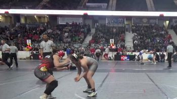 145 lbs Quarterfinal - Lyrica Orosco, Hoisington Jr Cardinal vs Audrey Lennard, Olathe East Wrestling Club