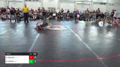 75 lbs Pools - Owen Macoff, EP Rattlers vs Barrett Collins, Dayton Bandits - Black