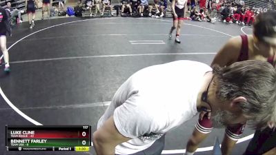 117 lbs Round 4 (6 Team) - Luke Cline, Team Rogue vs Ezekiel Rodrigues, Team USA