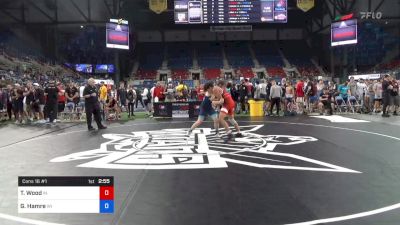 138 lbs Cons 16 #1 - Tony Wood, Indiana vs Gunnar Hamre, Wisconsin