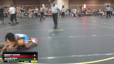 70 lbs Round 2 (4 Team) - Aviyahn Mills, Roundtree WA vs Bennett Kocher, SHWA