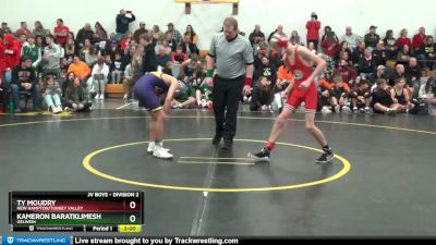 DIVISION 2 lbs Round 1 - Ty Moudry, New Hampton/Turkey Valley vs Kameron Baratklimesh, Oelwein