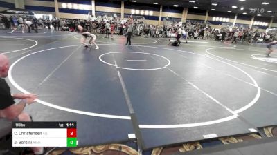 116 lbs Round Of 32 - Corbin Christensen, All In Wr Acd vs Jaden Borsini, Nevada Elite WC