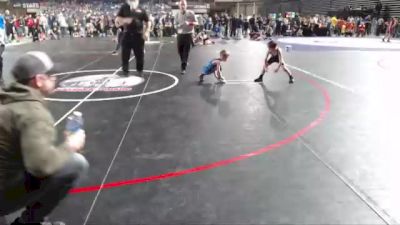 41-45 lbs Semifinal - Maximo Nicol Mills, Piranha Wrestling Club vs Jeremiah Gilmore, Ascend Wrestling Academy