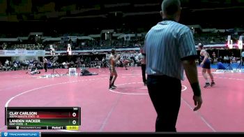 141 lbs Finals (2 Team) - Clay Carlson, South Dakota State vs Landen Hacker, Kent State