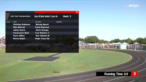 Youth Men's 100m, Prelims 3 - Age 12