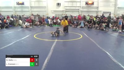 60 lbs Round 2 - Braxton Holtz, Rogue W.C. (OH) vs Lucas Everson, 84 Athletes (VA)