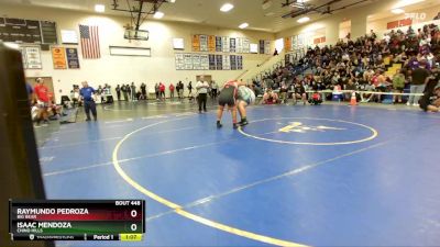 285 lbs Semifinal - Isaac Mendoza, Chino Hills vs Raymundo Pedroza, Big Bear