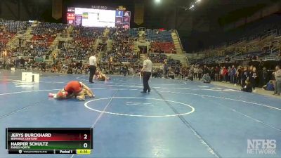 170 lbs Cons. Round 2 - Jerys Burckhard, Bismarck Century vs Harper Schultz, Fargo North