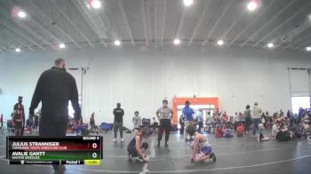 75 lbs Round 3 - Avalie Gantt, Gaston Grizzlies vs Julius Stranniger, Tomahawk Youth Wrestling Club