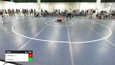 105 lbs Quarterfinal - Conner Whitely, OH vs Jeremiah Hayes, IL