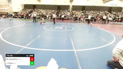 115-J lbs Consolation - Matteo Pandolfini, Stray Dawgs vs Jackson Clark, Nazareth