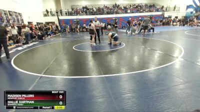 235 lbs Semifinal - Hallie Hartman, Bonners Ferry vs Madisen Pillers, Newport (Girls)