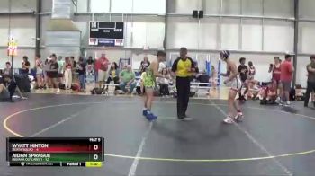 130 lbs Round 3 (6 Team) - Wyatt Hinton, Death Squad vs Aidan Sprague, Indiana Outlaws 1