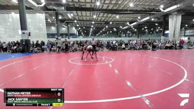 120 lbs Quarterfinal - Jack Sawyer, Great Bridge Wrestling Club vs Nathan Meyer, Heavy Hitting Hammers Wrestlin