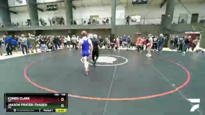 138 lbs Champ. Round 1 - Cohen Clark, WA vs Jakson Prater-Thaden, WA