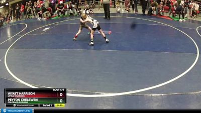 47 lbs Quarterfinal - Wyatt Harrison, Little Warriors vs Peyton Chelewski, Colorado Outlaws