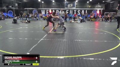 167 lbs Round 1 (8 Team) - Michael Baldwin, Michigan Gold Pitbulls vs Payton Collen, BadBass