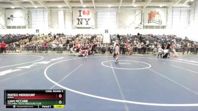 65 lbs Cons. Round 5 - Mateo Mersdorf, NWAA vs Liam McCabe, Columbia Youth Wrestling Club