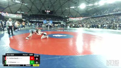 4A 152 lbs Cons. Round 3 - Tayten Cissne, Chiawana vs Caden Hollenbeck, Bethel