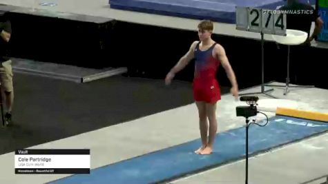 Cole Partridge - Vault, USA Gym World - 2021 US Championships