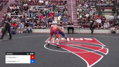 74 kg Rr Rnd 1 - Alex Facundo, Nittany Lion Wrestling Club vs Jack Thomsen, Jackrabbit Wrestling Club