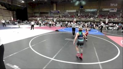 69 lbs Semifinal - Payton Schroeder, Top Notch WC vs Kai Hughes, Nebraska Boyz