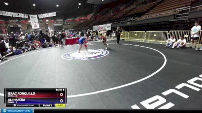 132 lbs Round 1 (16 Team) - Isaac Ronquillo, KCWA vs Ali Hamzia, CMWA