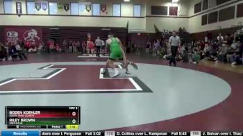 170 lbs 3rd Place Match - Boden Koehler, South Tama County vs Riley Brown, Smithville