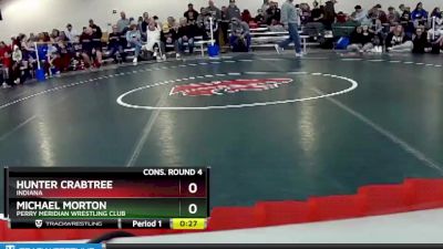 182 lbs Cons. Round 4 - Hunter Crabtree, Indiana vs Michael Morton, Perry Meridian Wrestling Club