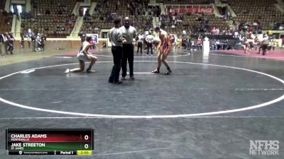 220 lbs 3rd Place Match - Charles Adams, Montevallo vs Jake Streeton, St James
