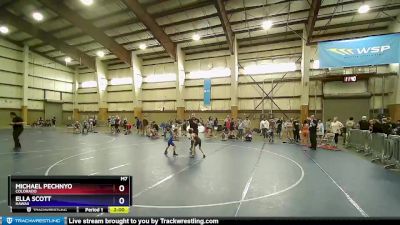 53 lbs 5th Place Match - Michael Pechnyo, Colorado vs Ella Scott, Hawaii