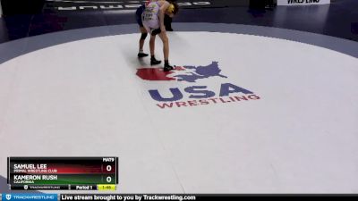 113 lbs Champ. Round 2 - Kameron Rush, California vs Samuel Lee, Primal Wrestling Club