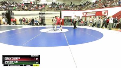 190 lbs 3rd Place Match - Spencer Fain, Floyd Central vs Caden Thacker, Evansville Mater Dei