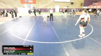 170 lbs Cons. Round 3 - Ryann Miller, ISI Wrestling Club vs Nora Wilson, Uintah Girls Wrestling