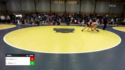 168 lbs Consi Of 16 #1 - Brett Lamb, Poudre (CO) vs Lucas Gray, West Linn (OR)