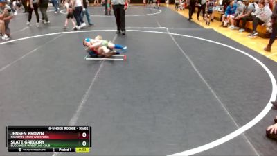 59/62 Round 1 - Slate Gregory, Buccaneer Wrestling Club vs Jensen Brown, Palmetto State Wrestling