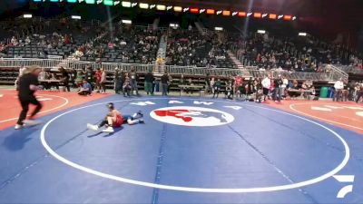 70 lbs Quarterfinal - Gabriel Cordova, Green River Grapplers vs Fischer Lewis, Thermopolis Wrestling Club