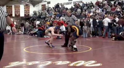 160 lbs semi-finals Jason Luster Pittsburgh CC PA vs. Cody Allala Hopewell VA