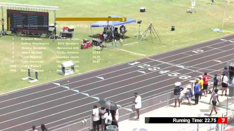 Youth Boys' 200m, Semi-Finals 23 - Age 17-18