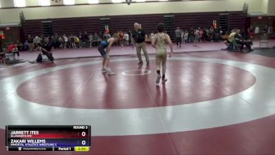 12U-6 lbs Round 3 - Jarrett Ites, Ellsworth RTC vs Zakari Willems, Immortal Athletics Wrestling C