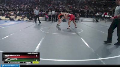 5A 285 lbs Cons. Round 3 - Payton Gunter, Nampa vs Matt Ludwig, Post Falls