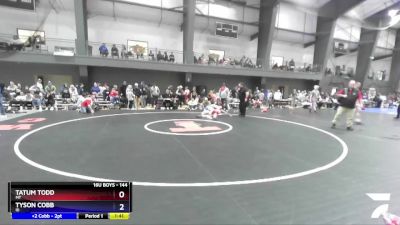 144 lbs Cons. Round 4 - Tatum Todd, MT vs Tyson Cobb, ID