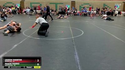 92-96 lbs Cons. Semi - Mason Manno, Unattached vs Jaxson Swarter, Seawolves