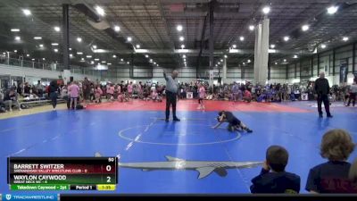 50 lbs Round 2 (4 Team) - Waylon Caywood, GREAT NECK WC vs Barrett Switzer, SHENANDOAH VALLEY WRESTLING CLUB