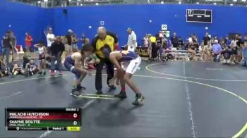 115 lbs Round 2 (6 Team) - Malachi Hutchison, American Gladiators vs Shayne Boutte, Steel Valley