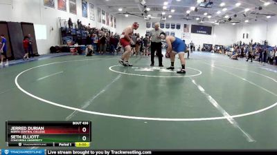 285 lbs Cons. Round 4 - Seth Elliott, Concordia University vs Jerred Durian, North Central College