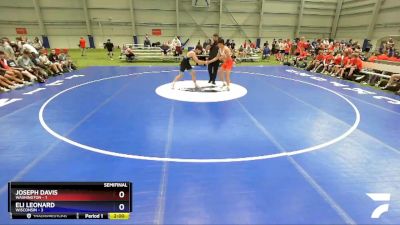 160 lbs Semis & 3rd Wb (16 Team) - Joseph Davis, Washington vs Eli Leonard, Wisconsin