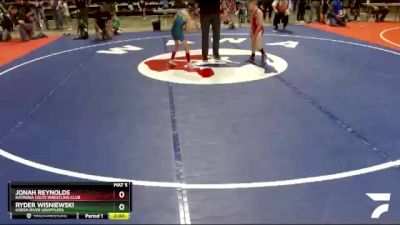 59 lbs Cons. Round 5 - Jonah Reynolds, Natrona Colts Wrestling Club vs Ryder Wisniewski, Green River Grapplers