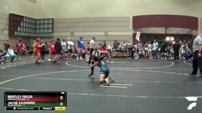 85 lbs Round 2 (6 Team) - Jacob Saunders, Team Gotcha vs Bentley Fields, Indiana Outlaws